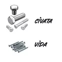 Civata Vida Çeşitleri