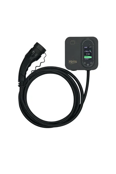 Hims HCDKS-22 Siyah 22kW 5m Kablolu Smart Elektrikli Araç Şarj İstasyonu